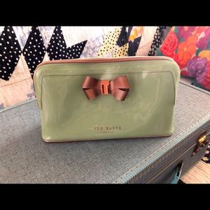 Ted Baker London Bow Cosmetic Bag New Mint Green